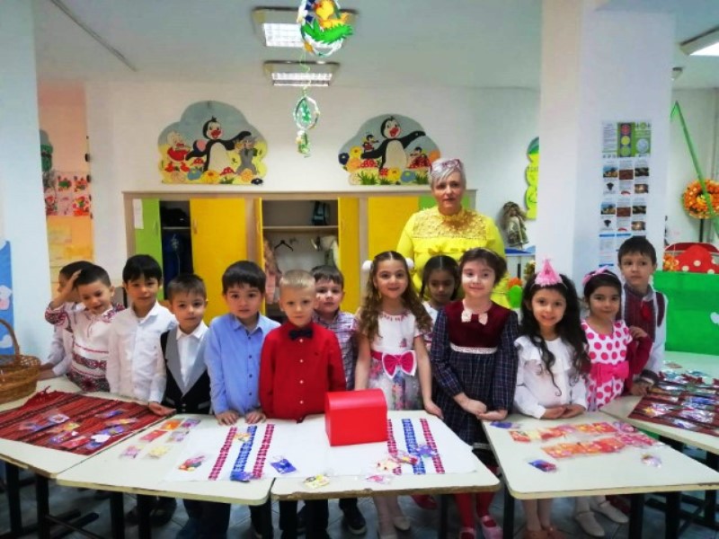 Târg de mărțișoare la Grădinița Nr. 4 Focşani